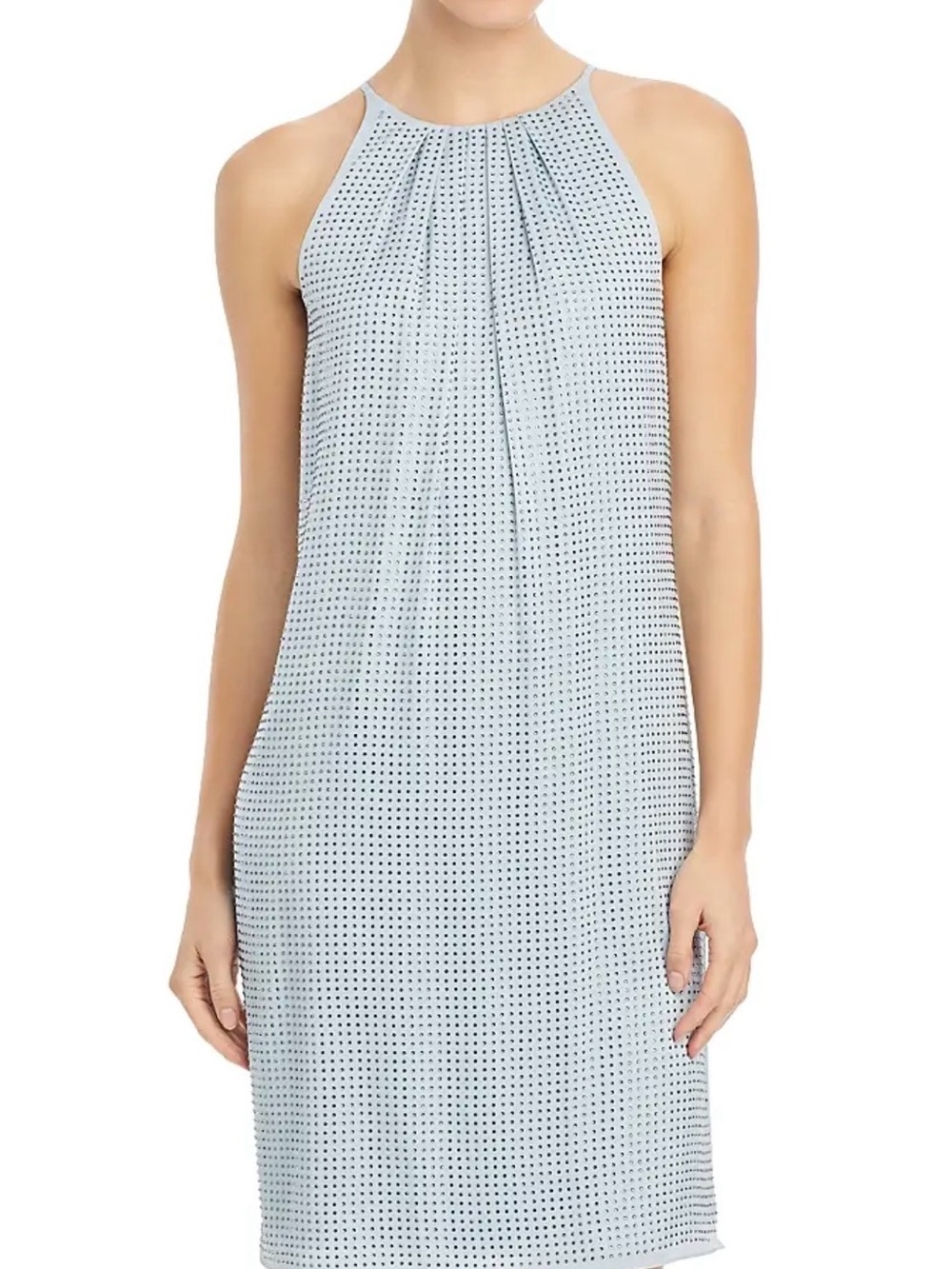 NWT Kobi Halperin Light Blue Printed High-Neck Swim Coverup
